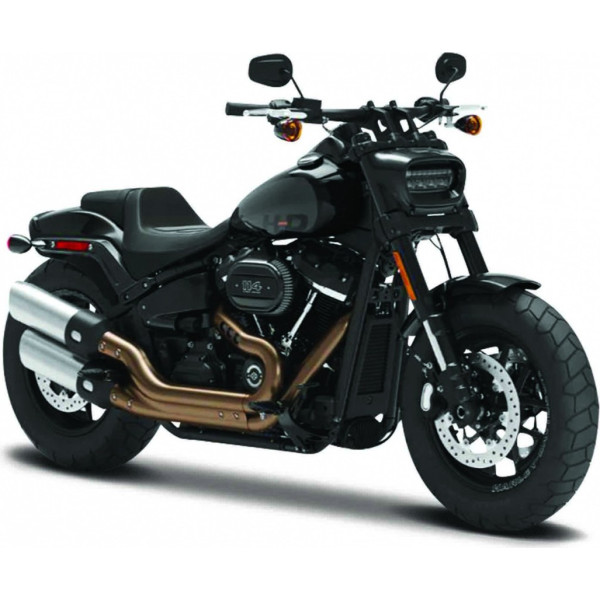 Metāla modelis hd 2022 fat bob 114 1/18 melns