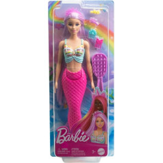 Barbie nāras lelle ar gariem matiem