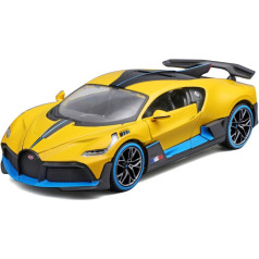 Kompozītmateriālu modelis bugatti divo 1/24 dzeltens