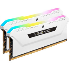 Atmiņa ddr4 vengeance rgb pro sl 32gb/3200(2*16gb) balta