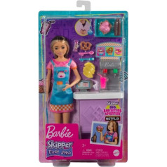 Barbie lelle kapteinis pirmais darbs uzkodu bārs