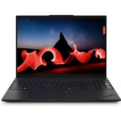 Nešiojamasis kompiuteris thinkpad l16 g1 21l3002vpb w11pro ultra 7 155u/16gb/512gb/int/16.0 wuxga/black/1metų premjerinis palaikymas + 3metų os + co2 kompensacija