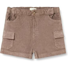 GOCCO Baby - Jungen Pantalon Corto Estilo Cargo Bermuda, Marron CLARO,