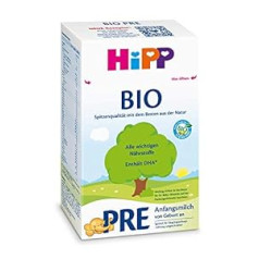 Hipp organiskais pirmssākuma piens, iepakojums pa 4 (4 x 600 g)