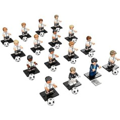 LEGO Minifigures The Crew pilns komplekts ar visām 16 figūrām