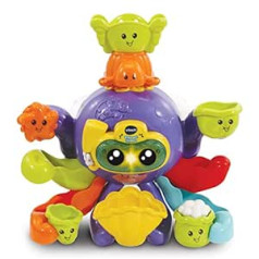 VTech Baby Bath Fun Octopus – interaktyvus vonios žaislas, kuris kalba ir dainuoja – skirtas 1–5 metų vaikams