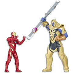 Kolekcionējamie Hasbro — Avengers 6 collu dzelzs vīrs vs. Thanos kaujas komplekts (Marvel)