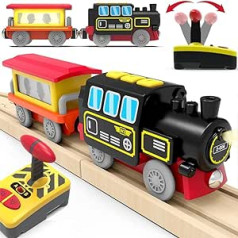 TOPLIVING Battery Operated (RC Battery Operated Train with Lights)