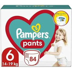 Pampers (vecā versija), bikses zēnam/meitenei 6 84 gab.