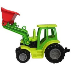 KARPAN KAR02604 Traktor mit Schaufel 57 cm. In Netz baufahrzeuge, bunt