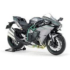 TAMIYA 300014136 1:12 Kawasaki Ninja H2 Carbon, uzticama kopija, modeļu veidošana, plastmasas komplekts, amatniecība, hobijs, līmēšana, modeļu komplekts, montāža, nekrāsots, vidējs