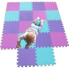 Mqiaoham Baby Floor Mat / Children’s Play Mat, Puzzle Design, Free from Harmful Substances