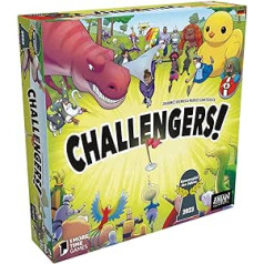ZMan | Challengers! | Connoisseur Game of the Year 2023 | Family Game | Card Game | 1-8 Players | From 8+ Years | 45 Minutes | German