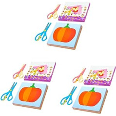 3 Sätze Manueller Papierschnitt Diy Handwerk Papier Schneiden Kinder Scherenschnitt Handgemachter Scherenschnitt Puzzle Kleinkind Materialien