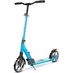 Scooter for Children, Teenagers and Adults from 8 Years - City Big Wheel 200 mm Scooter - Foldable & Height Adjustable - Children's Scooter with Front Suspension Scooter - 100 kg Max