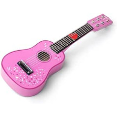 Tidlo Wooden Guitar (Pink)