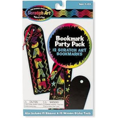 MaMeMi Melissa un Doug Grāmatzīmju Scratch Art Party Pack, ko piedāvā Melissa un Doug