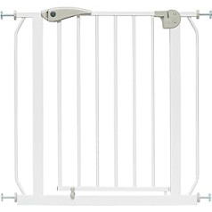 ib style® Berrin XS laiptų tinklelis 58-156 cm, be gręžimo, automatinis užsidarymas, 90° sustojimas, valdymas viena ranka