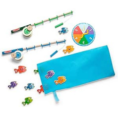 Melissa & Doug Hölzernes Fischefang - Und Zahlenspiel | Lernspielzeug | Zählen Spiel für Kinder | 3+ | Geschenk für Jungen oder Mädchen