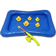 HTUK® Hook A Duck Kids rotaļlietu komplekts vasaras dārza baseina rotaļu stienis