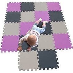 Mqiaoham Baby Floor Mat / Children’s Play Mat, Puzzle Design, Free from Harmful Substances