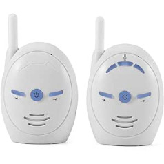 Socobeta Digital Audio Baby Monitor with Belt Clip, Wide Transmission Range, High Sensitivity, 2 Way Talk