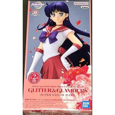 BANPRESTO Action Figūra Super Sailor Mars (Ver.B) Sailor Moon Eternal - Glitter & Glamours 23 cm BP19377 Daudzkrāsains M