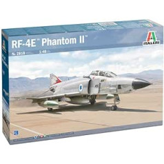 Italeri 2818 1:48 RF-4E Phantom II modeļu veidošanas komplekts, Stāvmateriālu veidošana, Amatniecība, Hobijs, Līmēšana, Plastmasas Komplekts, Detalizēts, Nekrāsots