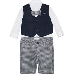 CARLO PIGNATELLI Baby Boy četrdaļīgs uzvalks Vichy raksts COMC0370B