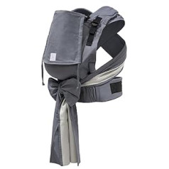 Stokke Limas Baby Carrier Plus, šīfera melanžs — modelis 2023 (OCS) — pussprādzes pārvadātājs — trīs pārnēsāšanas pozīcijas — no 1 mēneša / 4 kg līdz 18 kg