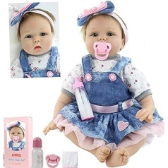 Antboat Ziyi UI 55cm Reborn baby dolls, handmade newborn gifts, realistic playmate toy