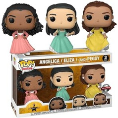 Funko pops! 3 pack Broadway: Hamiltons — Andželika, Elīza un Pegija (Schuyler Sisters) (īpašais izdevums) Vinila figūriņas