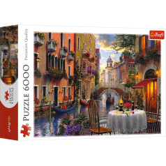 6000 piece puzzle, romantic dinner