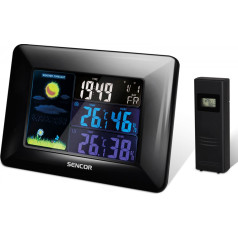 Meteorologinės stoties SWS 4250 spalvotas LCD ekranas