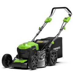 Greenworks 40v zāles pļāvējs 46cm ar piedziņu greenworks gd40lm46sp - 2506807