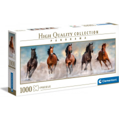 Puzzle 1000 pieces panorama horses