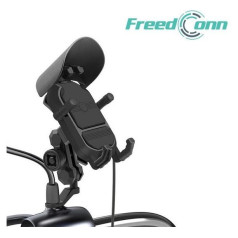 Freedconn Telefona turētājs un induktīvā lādētājs freedconn mc29 15w + usb