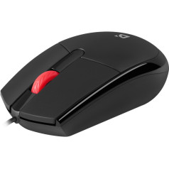 Delta mm-523 black optical wired mouse