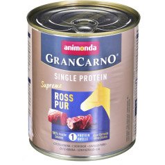 Animonda grancarno single protein horse meat - wet dog food - 800g