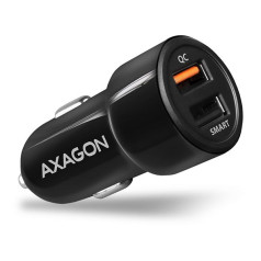 Axagon Pwc-qc5 ātrais viedais 31,5 w automašīnas lādētājs, 2x qc3.0/afc/fcp ports + 5v-2.6a