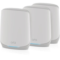 WiFi 6 orbi rbk763s ax5400 sistēma 3-pack