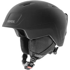 uvex Unisex Youth Heyya Pro Slēpošanas ķivere Melna Matēta 51-55 cm