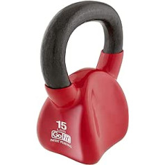 GoFit ar vinila pārklājumu veidots kontūrveida kettlebell