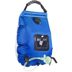 Portable Outdoor Shower Camping Shower Bag Summer Hot Water 5Gallon/20L Solar Shower PVC for Travel Garden Hiking