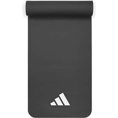 Adidas Fitnessmatte für zu Hause - rutschfeste Trainingsmatte für Gymnastik, Bodenübungen und Fitnessstudio - erhältlich in zwei Größen mit 7mm und 10mm Dicke