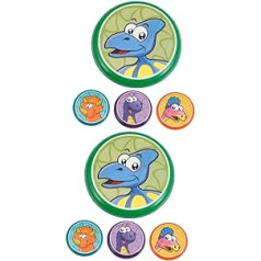 BESPORTBLE 8 Pieces Flying Saucer Pet Toy for Pets Puppy Toy for Children Saucer Disc Launcher Toy Cartoon Flying Disc UFO Toy