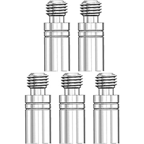 XINYIN 5 Pieces 2BA diegu šautriņu svara akcentētāji Pievienot rīku Profesionāli pretsvara piederumi 1 5G/2G/2 5G/3G piederumi