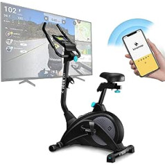 Bluefin Fitness Tour FIT Heimtrainer | Heimtrainer für den Heimgebrauch | Pulssensor | Kinomap-kompatibel | Fahrradcomputer | LCD-Konsole | Heimtrainer mit Magnetwiderstand