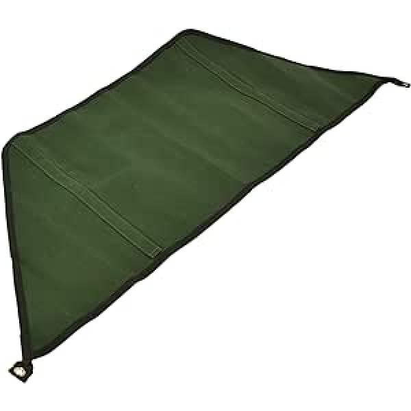 BORDSTRACT Camping Windscreen, Green Stove Sun Protection for Outdoors, Foldable Awning, Wind Protection Side with Bag, Waterproof, Easy to Assemble, Picnic Windscreen for Garden, BBQ