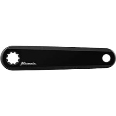 Miranda Unisex Delta Cranks Black 155mm